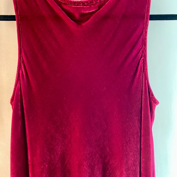 Homefrocks Silk Velvet Womens Tunic High Low Hemline - Picture 6 of 15